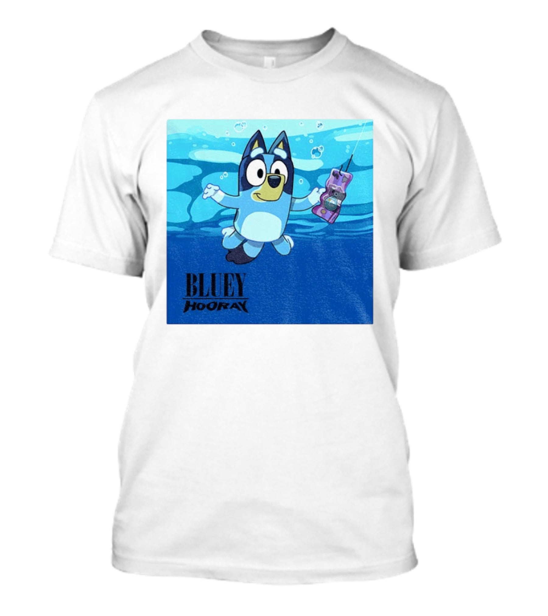 Bluey Hooray Nirvana Nevermind T-Shirt
