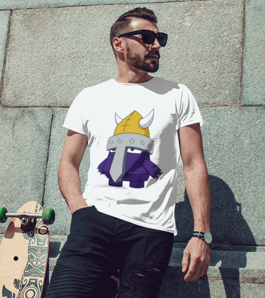 Minnesota Vikings Pokemon Mashup Viking Helmet T-Shirt