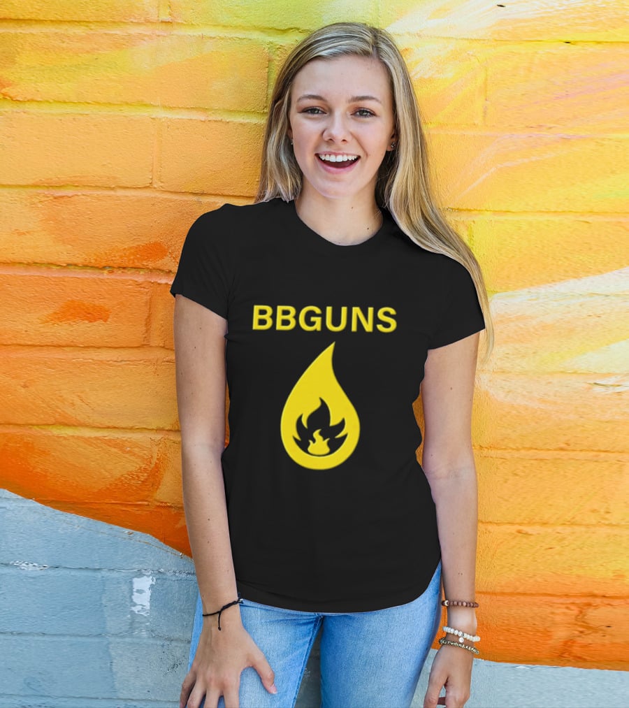 BBGUNS Yellow Flame T-Shirt