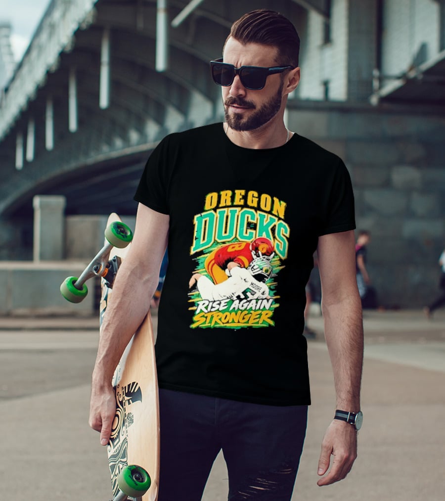 Oregon Ducks Rise Again Stronger College Football T-Shirt