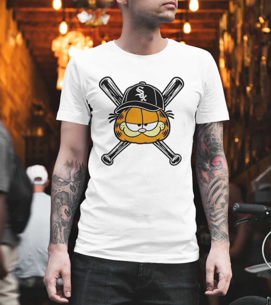 White Sox South Side Garfield Baseball T-Shirt