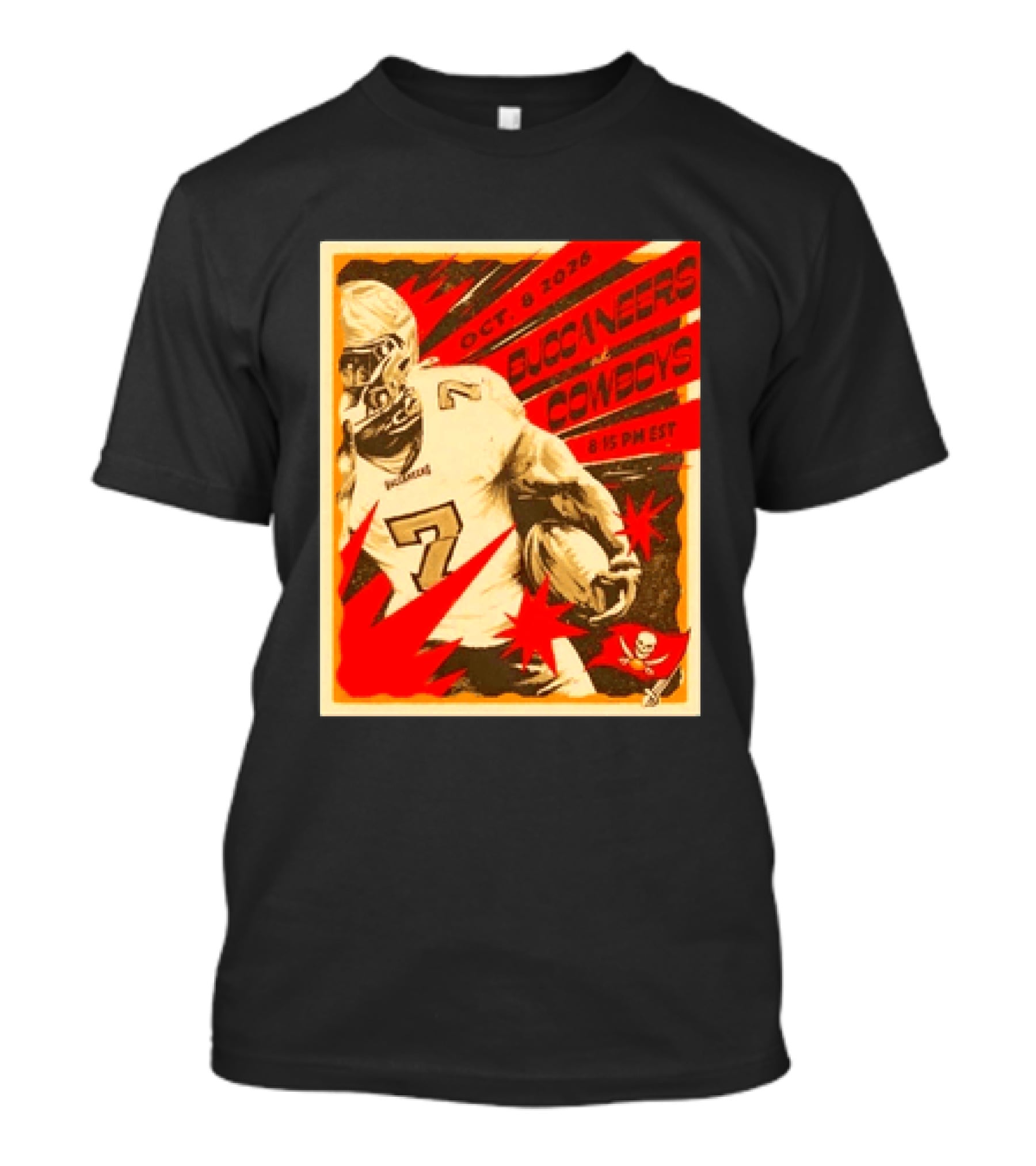 Buccaneers At Cowboys October 8 2026 8:15 PM EST T-Shirt