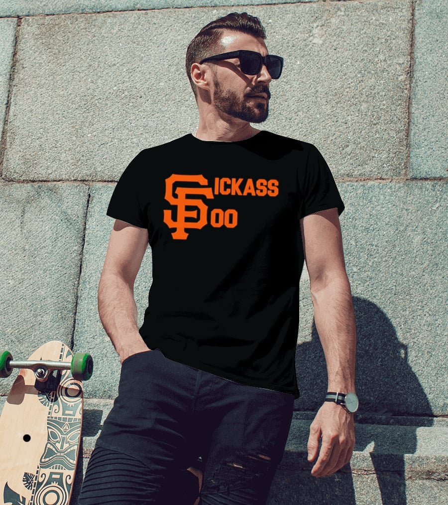 San Francisco Giants Sickass 00 MLB Baseball Team Sports Fan T-Shirt