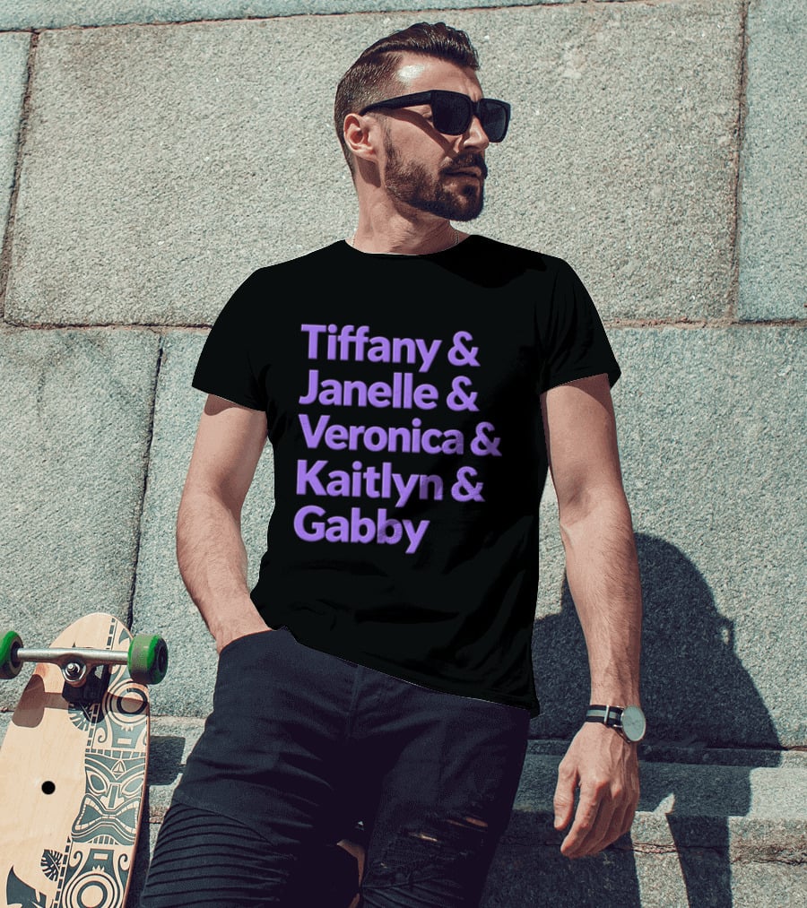 Tiffany Janelle Veronica Kaitlyn Gabby Golden State Valkyries WNBA T-Shirt