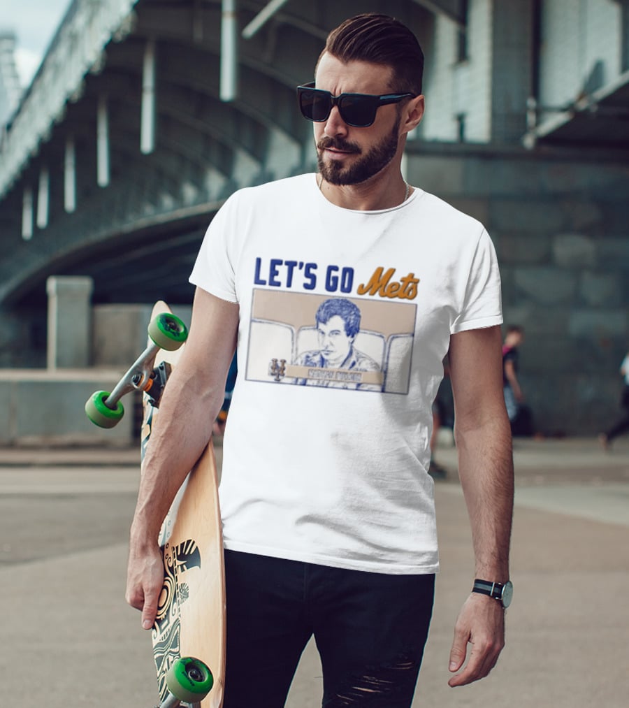 Let's Go Mets Nathan Fielder New York Mets Stadium T-Shirt
