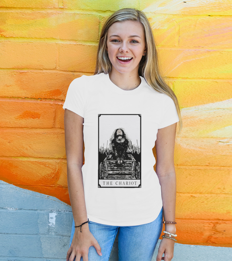 The Chariot Tarot Card Occult Divination Mystical Art Tarot Reading T-Shirt