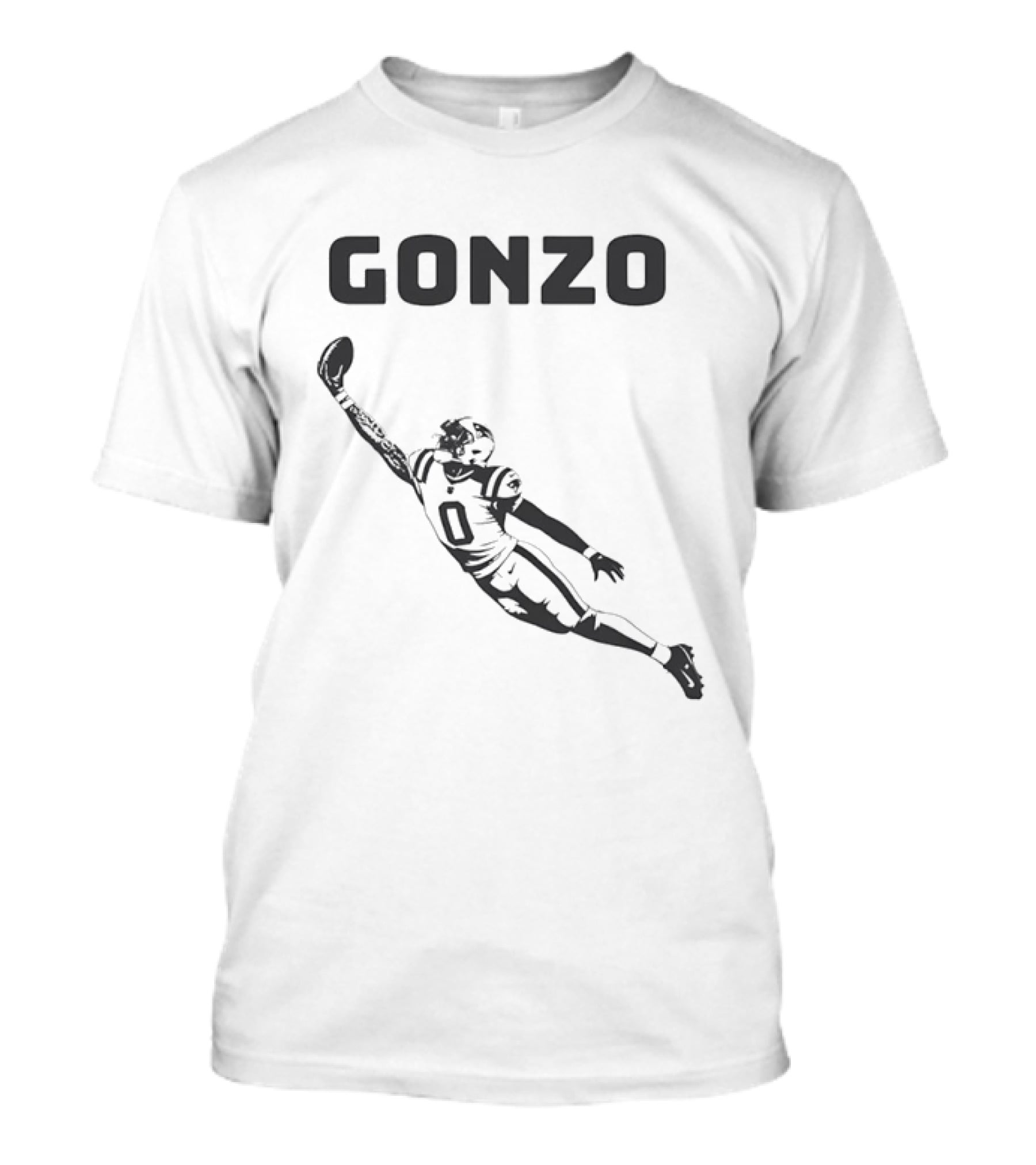Gonzo Christian Gonzalez New England Patriots Number 0 T-Shirt