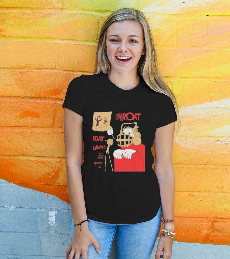 Throat Coat Karaoke Unique Style Danu Social House October 17 Fun T-Shirt