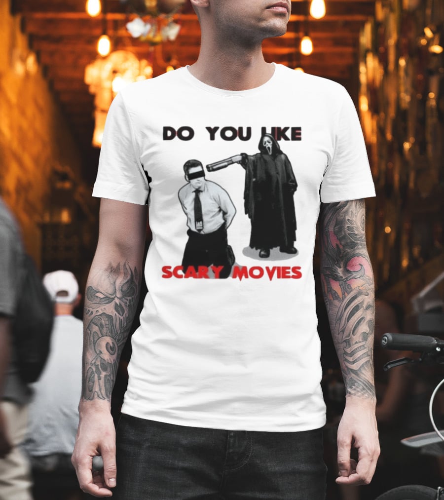 Ghostface Do You Like Scary Movies Bootleg T-Shirt