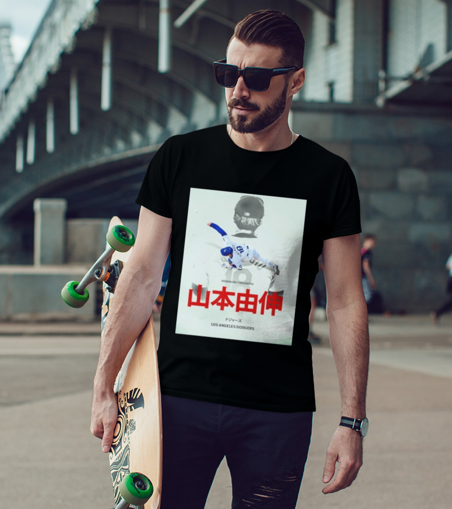 Yoshinobu Yamamoto No 18 Los Angeles Dodgers T-Shirt