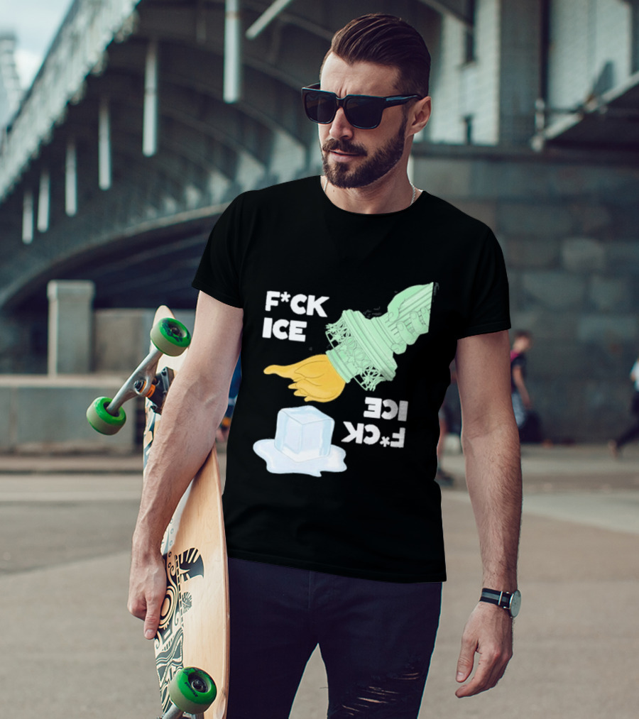 F*ck Ice Statue Of Liberty Protest Immigration T-Shirt