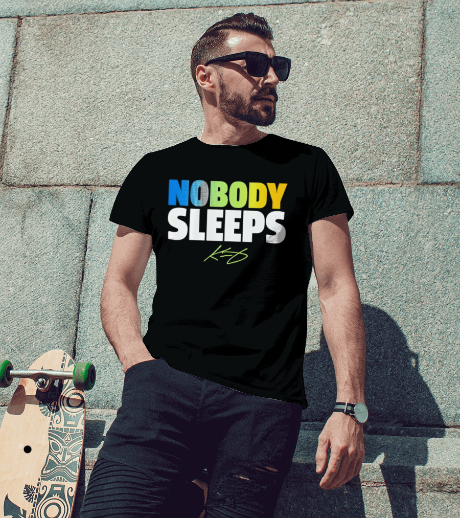 Nobody Sleeps KD Kevin Durant Signature T-Shirt
