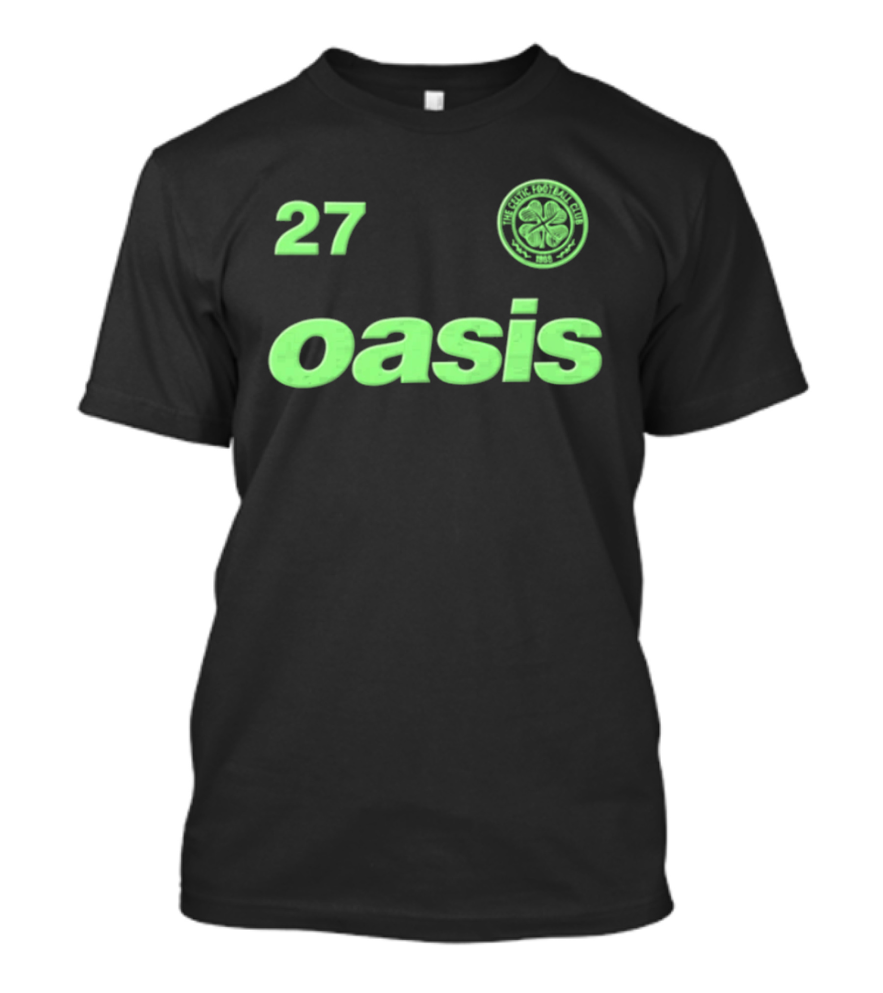 27 Glow In The Dark Celtic FC Oasis T-Shirt