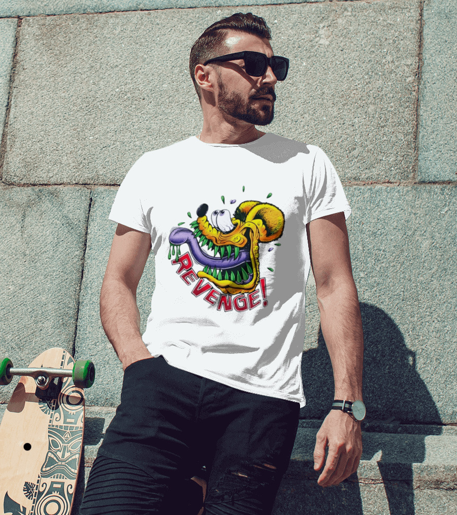 Revenge Ed Roth Rat Fink Get Even With Life T-Shirt