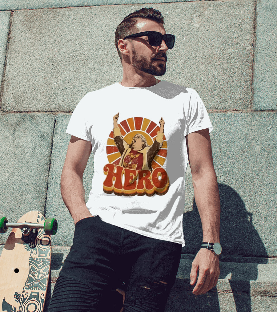 Hero Carol Danvers Captain Marvel Vintage Retro Sunburst T-Shirt