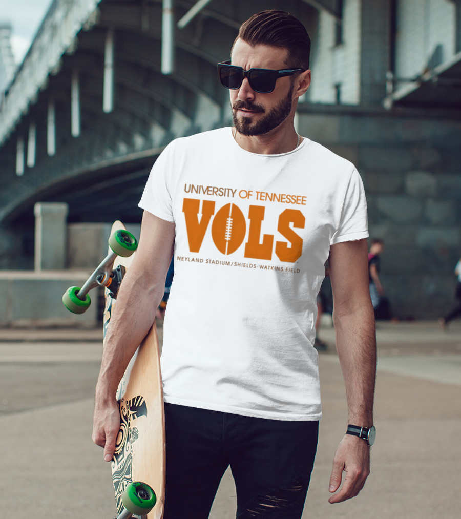 University Of Tennessee Vols Neyland Stadium Shields Watkins Field T-Shirt
