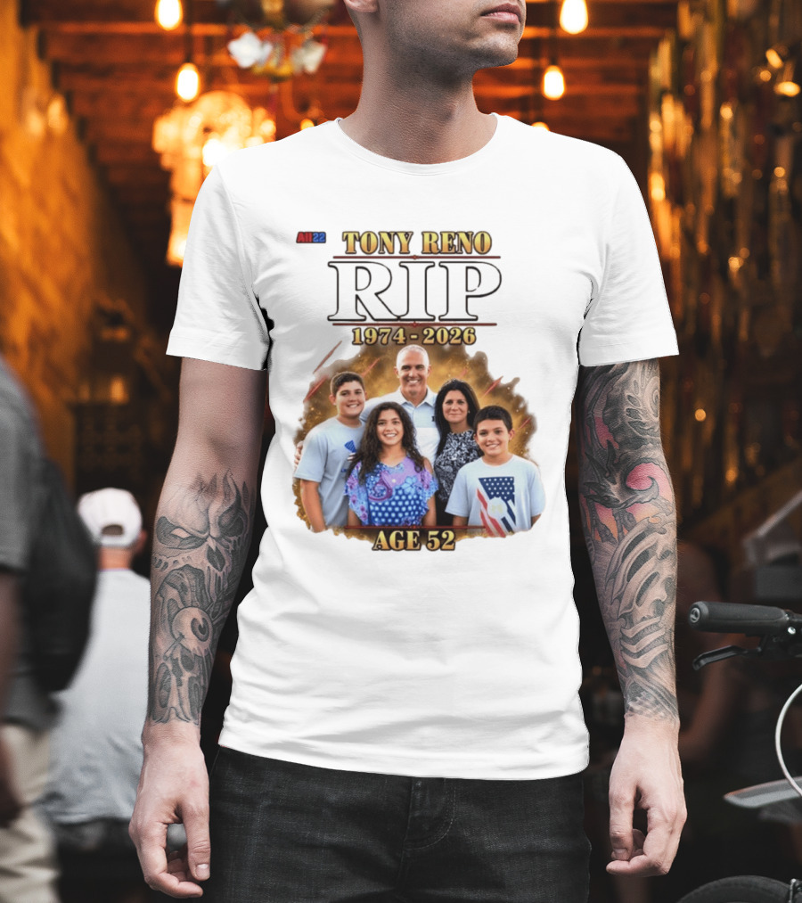 Yale Football Announces Passing Of Tony Reno At Age 52 1974 2026 T-Shirt