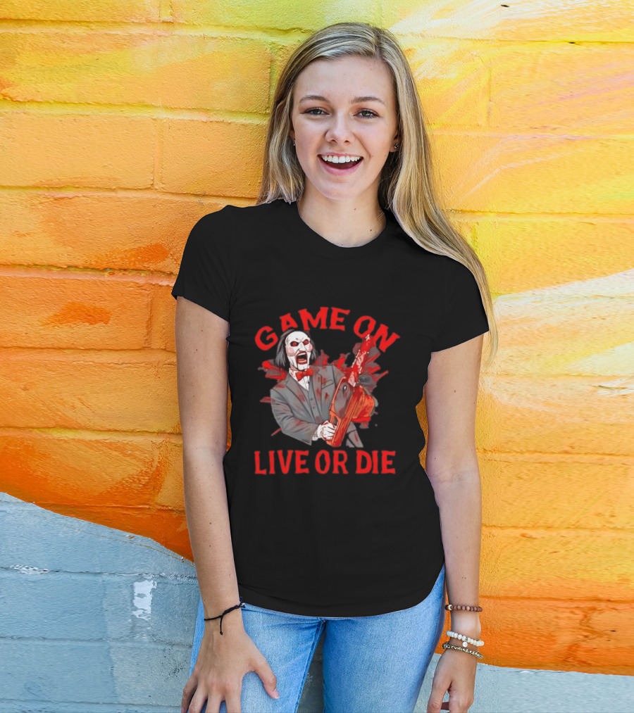 Billy The Puppet Game On Live Or Die Saw T-Shirt