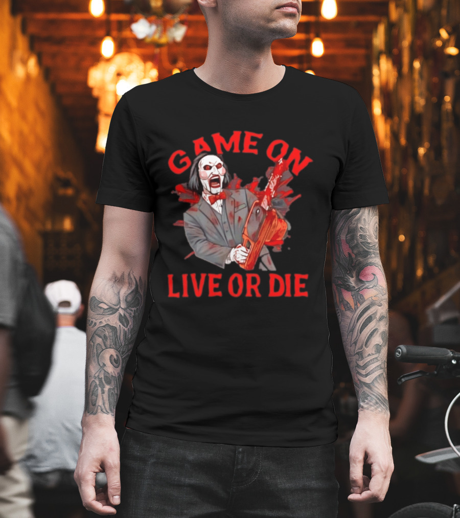 Billy The Puppet Game On Live Or Die Saw T-Shirt