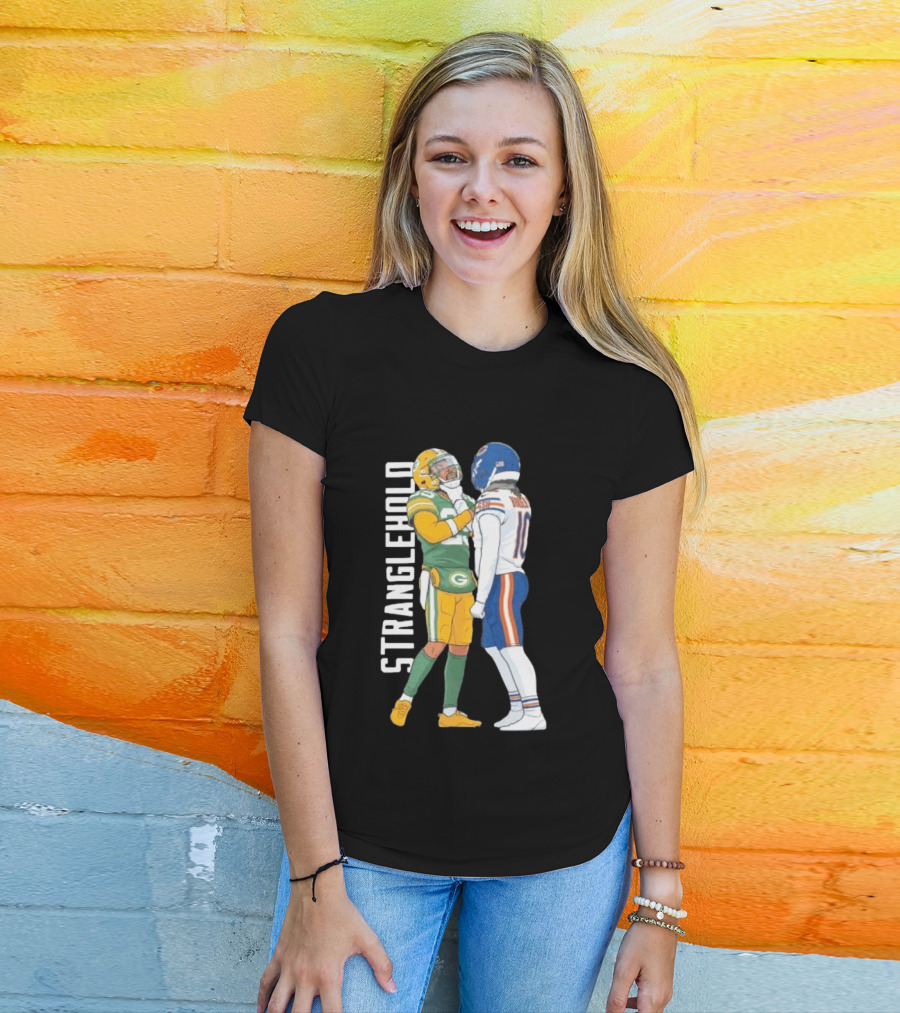 Luther Burden Keisean Nixon Stranglehold Packers Vs Bears Showdown T-Shirt