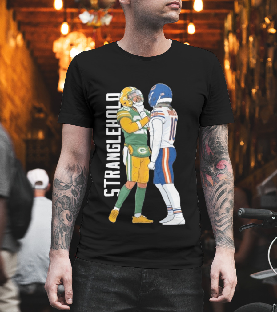 Luther Burden Keisean Nixon Stranglehold Packers Vs Bears Showdown T-Shirt