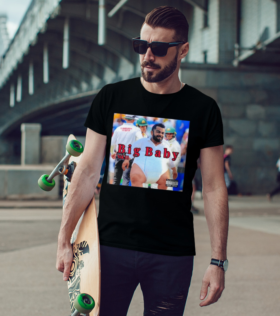 Virat Kohli Big Baby Vol II Bootleg Cricket Explicit Content T-Shirt