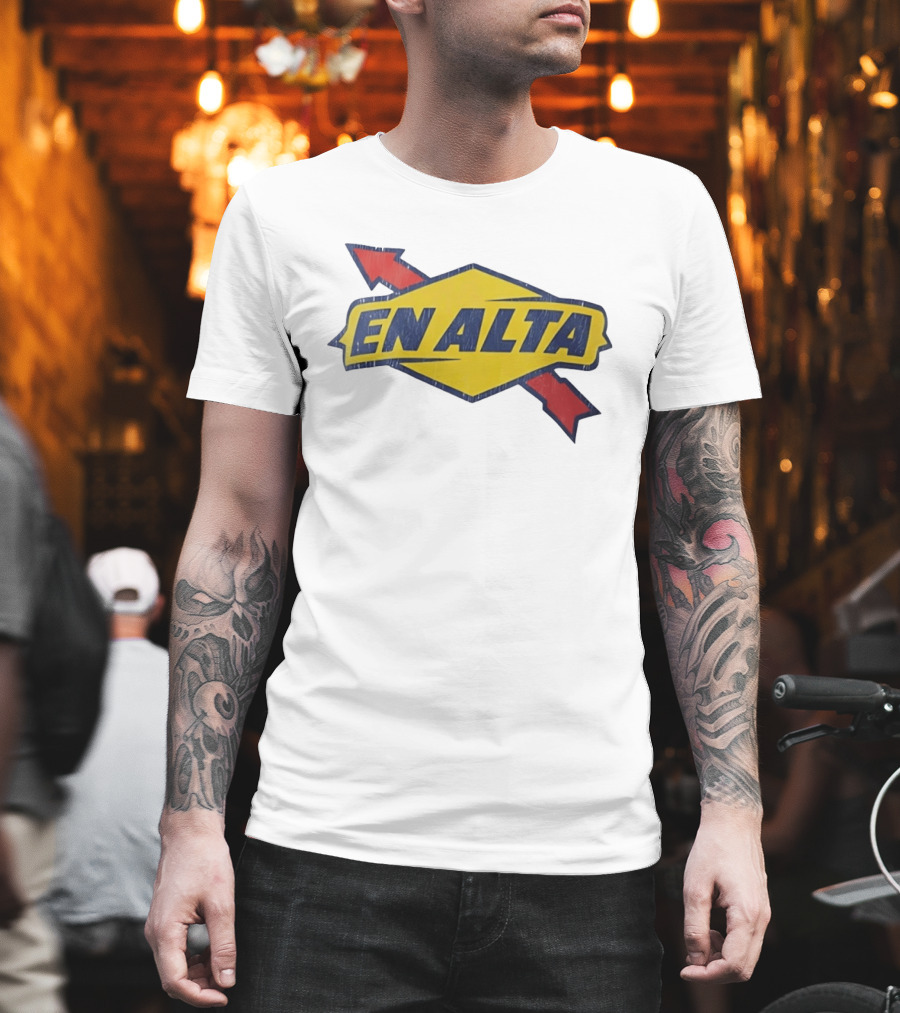 EN ALTA Distressed Urban Streetwear Arrow T-Shirt