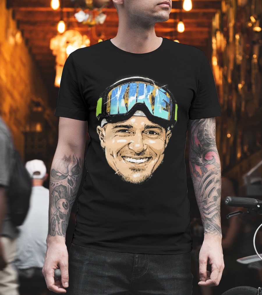 Kike Hernandez Dodgers Number 8 Face Goggles T-Shirt