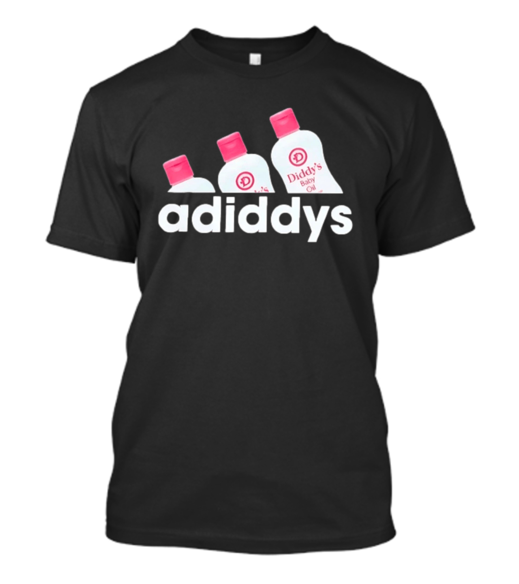 Adiddys Diddy's Baby Oil Meme Bottles T-Shirt