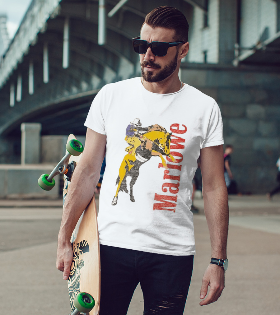 Marlowe Cowboy Horse Rider Western T-Shirt