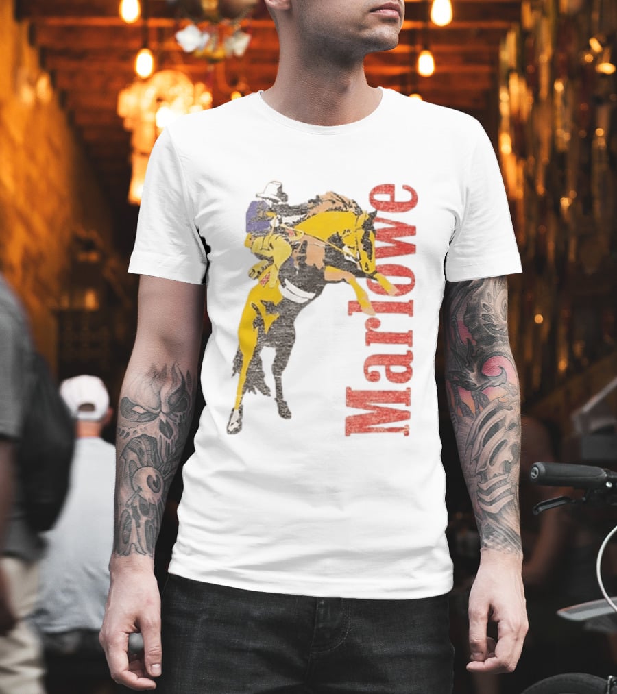 Marlowe Cowboy Horse Rider Western T-Shirt