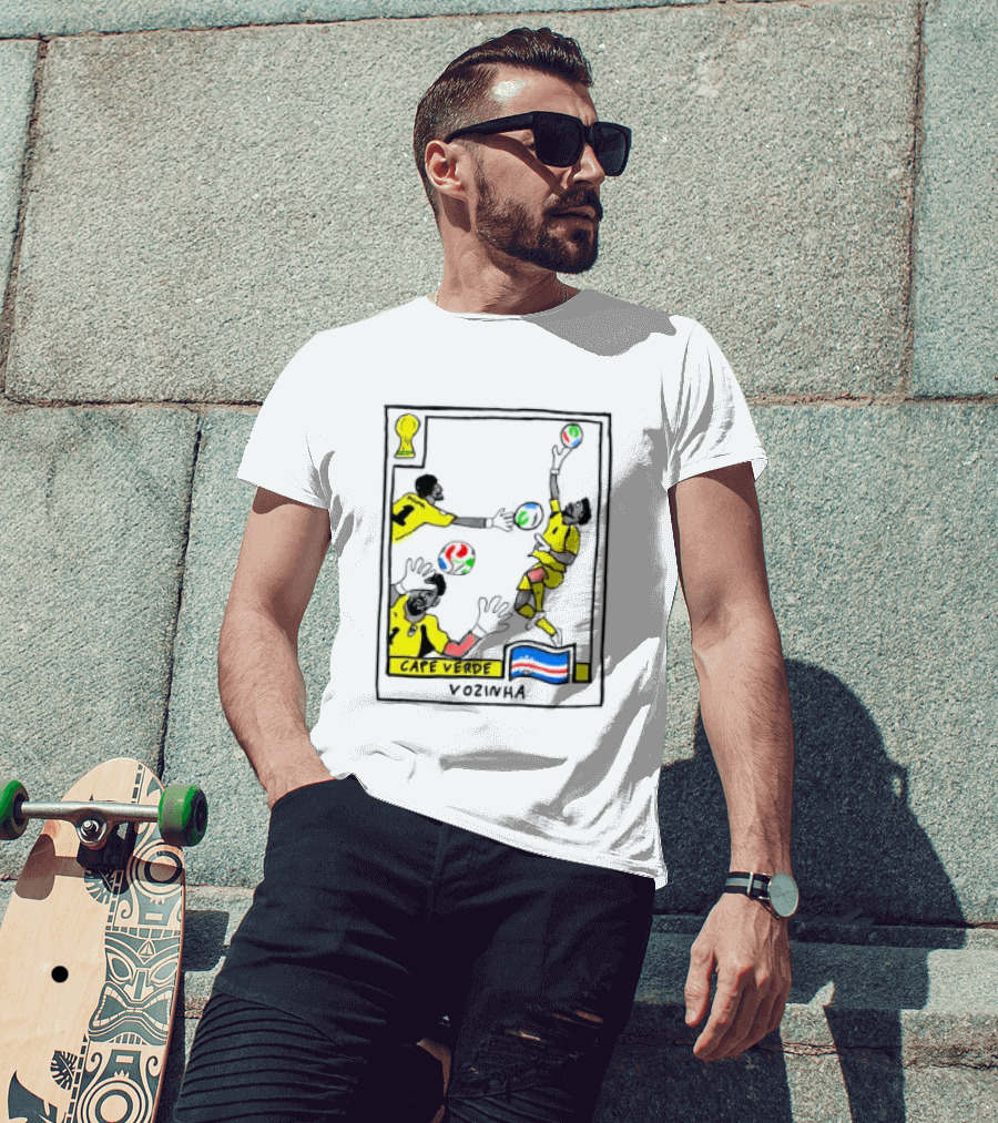 Cape Verde National Football Team Vozinha World Cup Celebration T-Shirt
