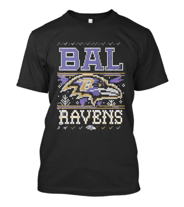 BAL Ravens Knit Football T-Shirt
