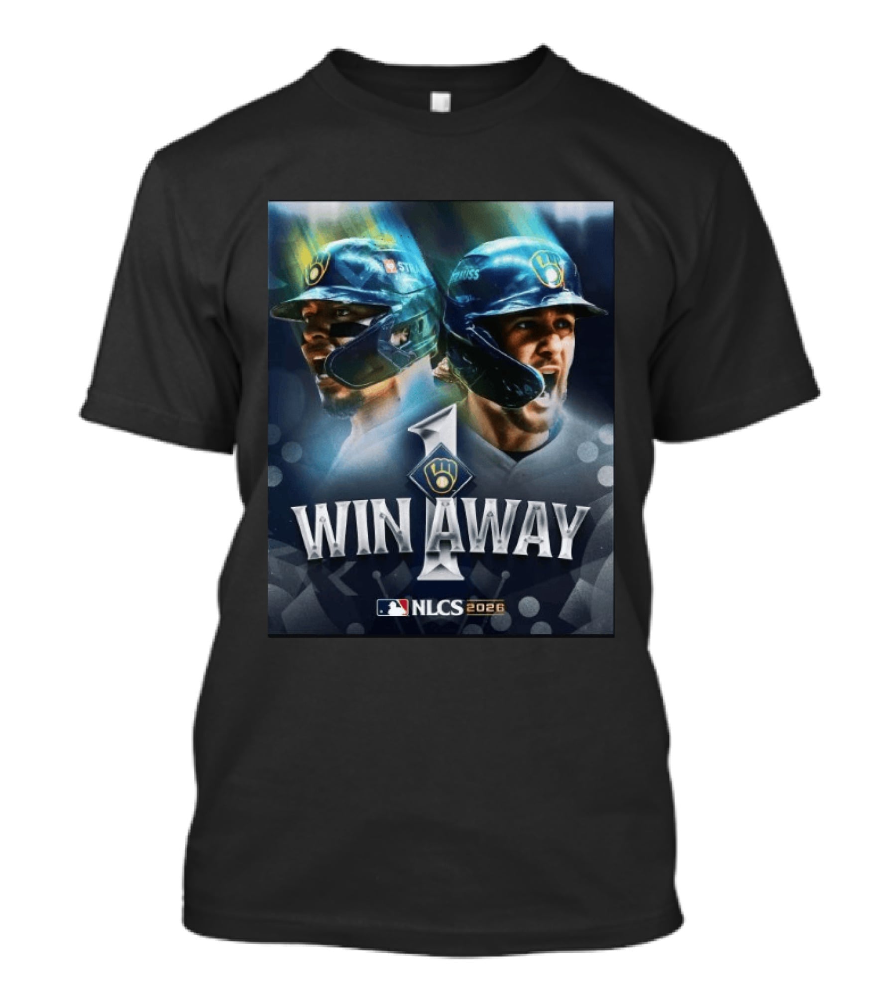 Milwaukee Brewers Win Away 2026 NLCS Championship Team Celebration T-Shirt