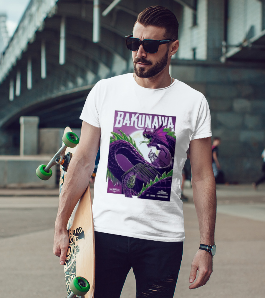 Bakunawa Project Purple Six Flags Great Adventure Roller 32 Stories 100 MPH 6 World Records T-Shirt