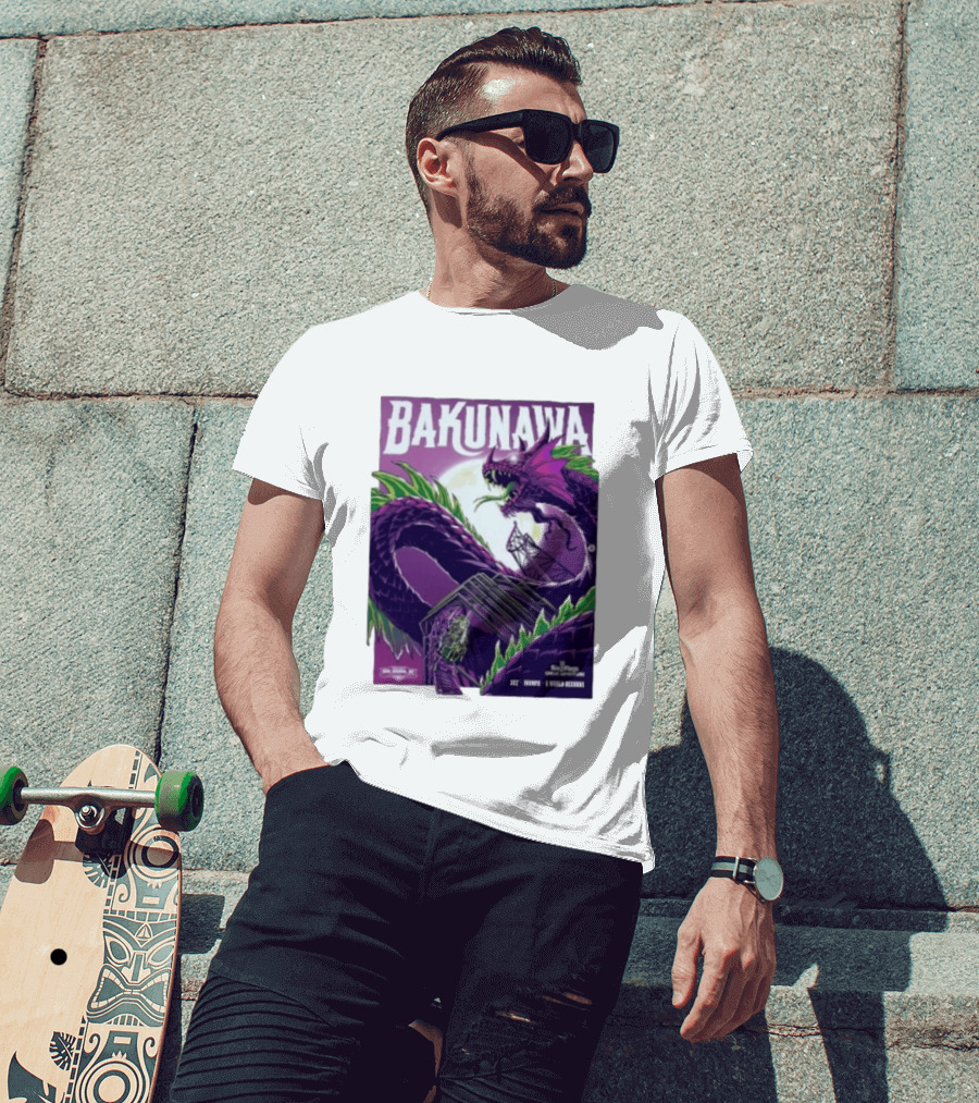 Bakunawa Project Purple Six Flags Great Adventure Roller 32 Stories 100 MPH 6 World Records T-Shirt