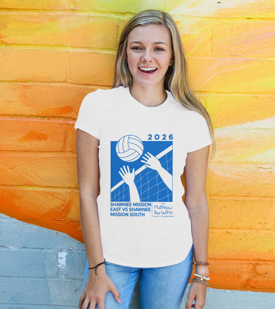 Shawnee Mission East Vs Shawnee Mission South Volleyball 2026 T-Shirt
