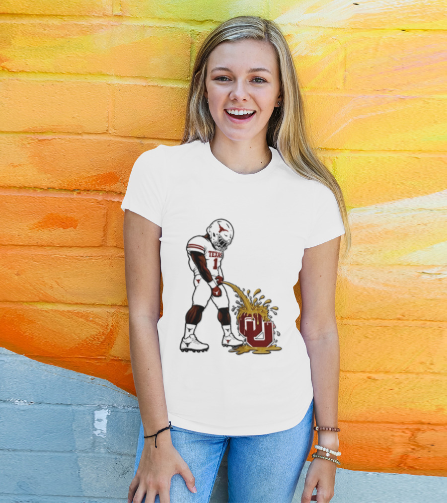 Colin Simmons Texas Football Rivalry With Oklahoma Sooners T-Shirt