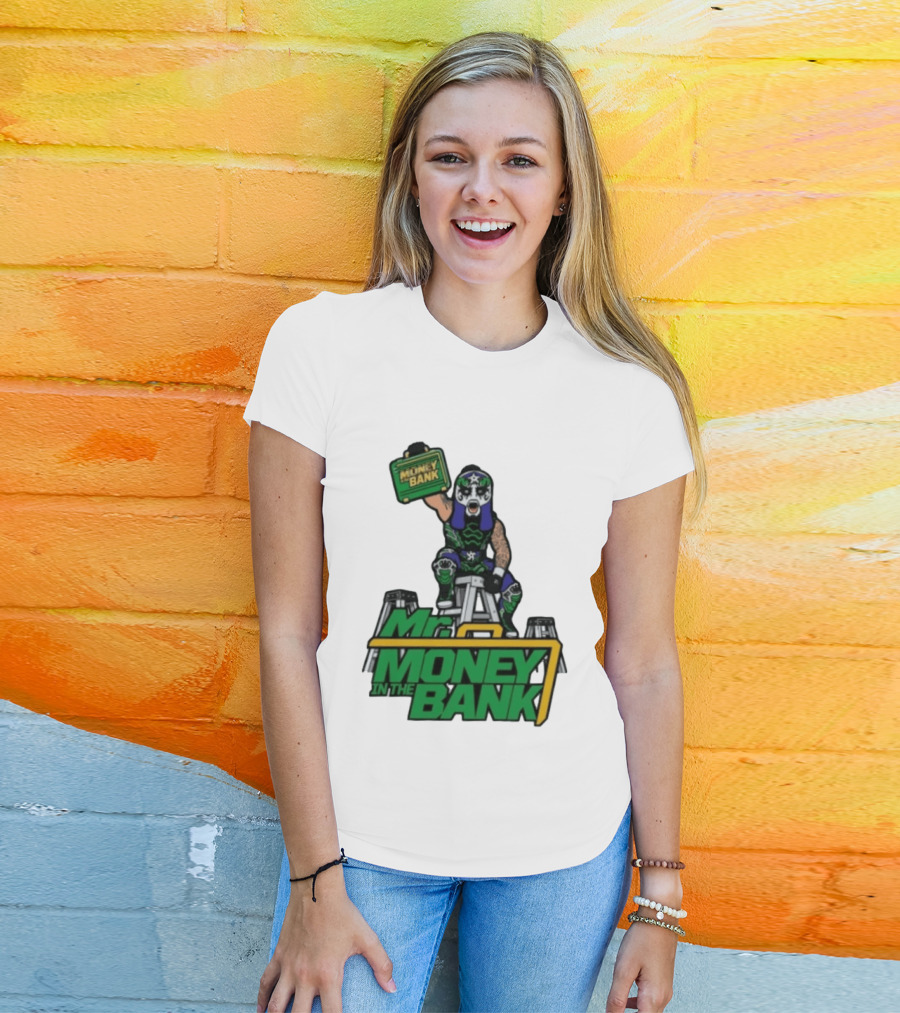 Mr Money In The Bank WWE Ladder Match Wrestling Superstars T-Shirt
