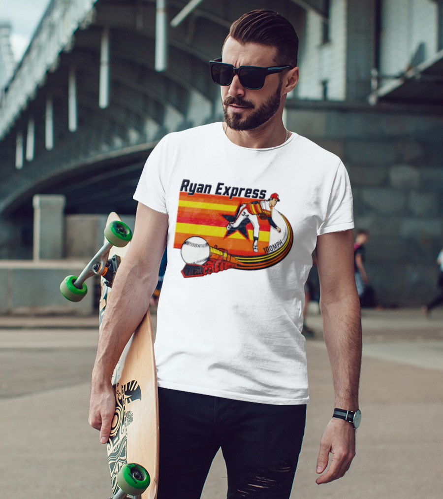 Ryan Express Pitcher 100 MPH Train 34 Star T-Shirt