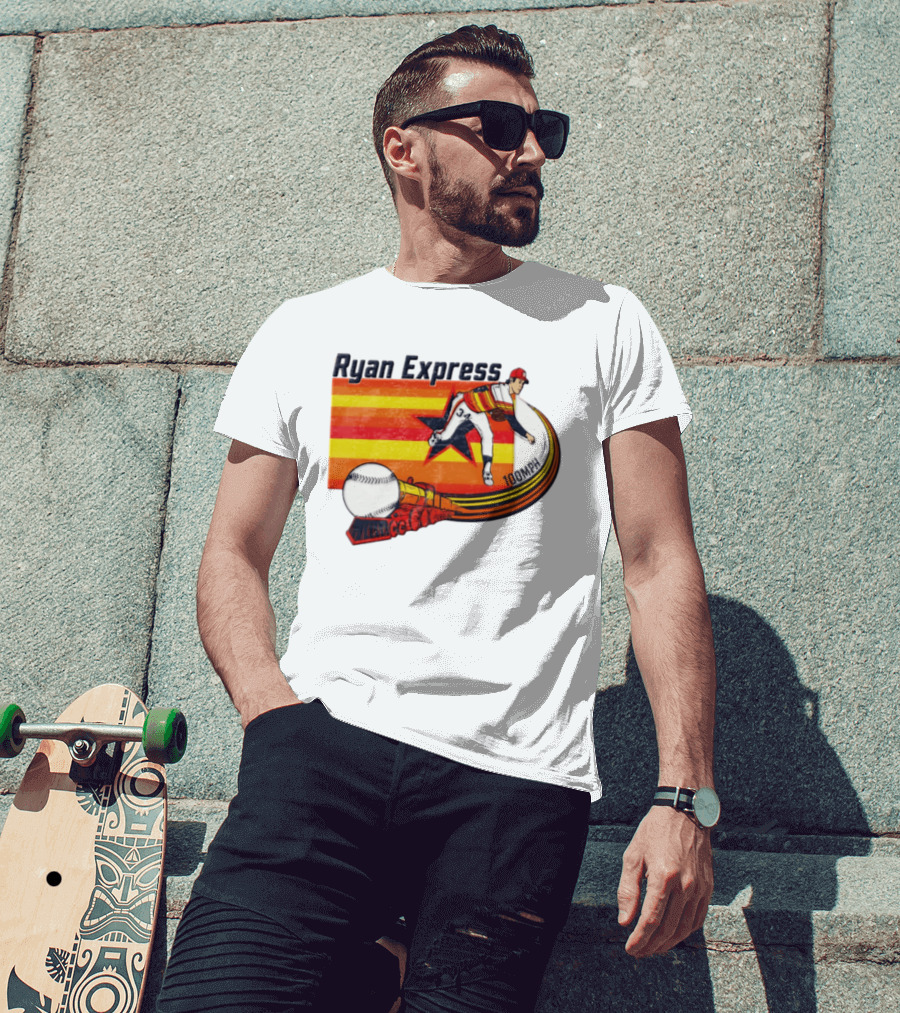 Ryan Express Pitcher 100 MPH Train 34 Star T-Shirt