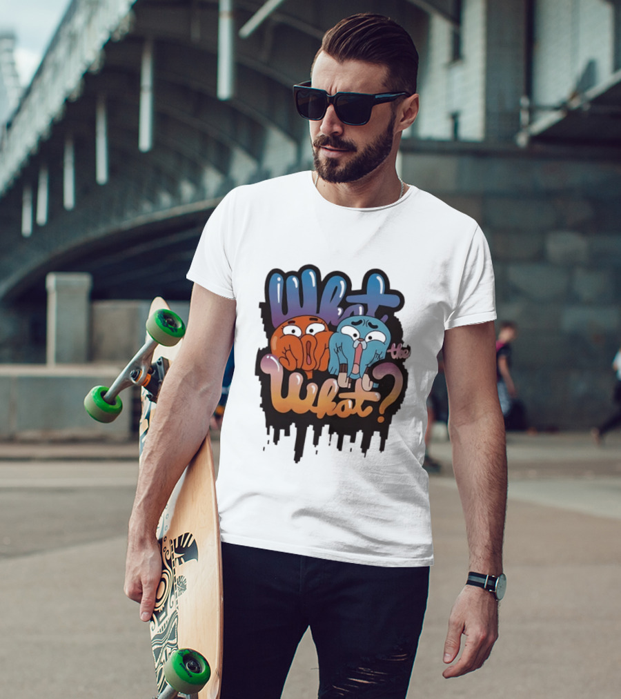 Gumball And Darwin What The What Cartoon Network What The What T-Shirt