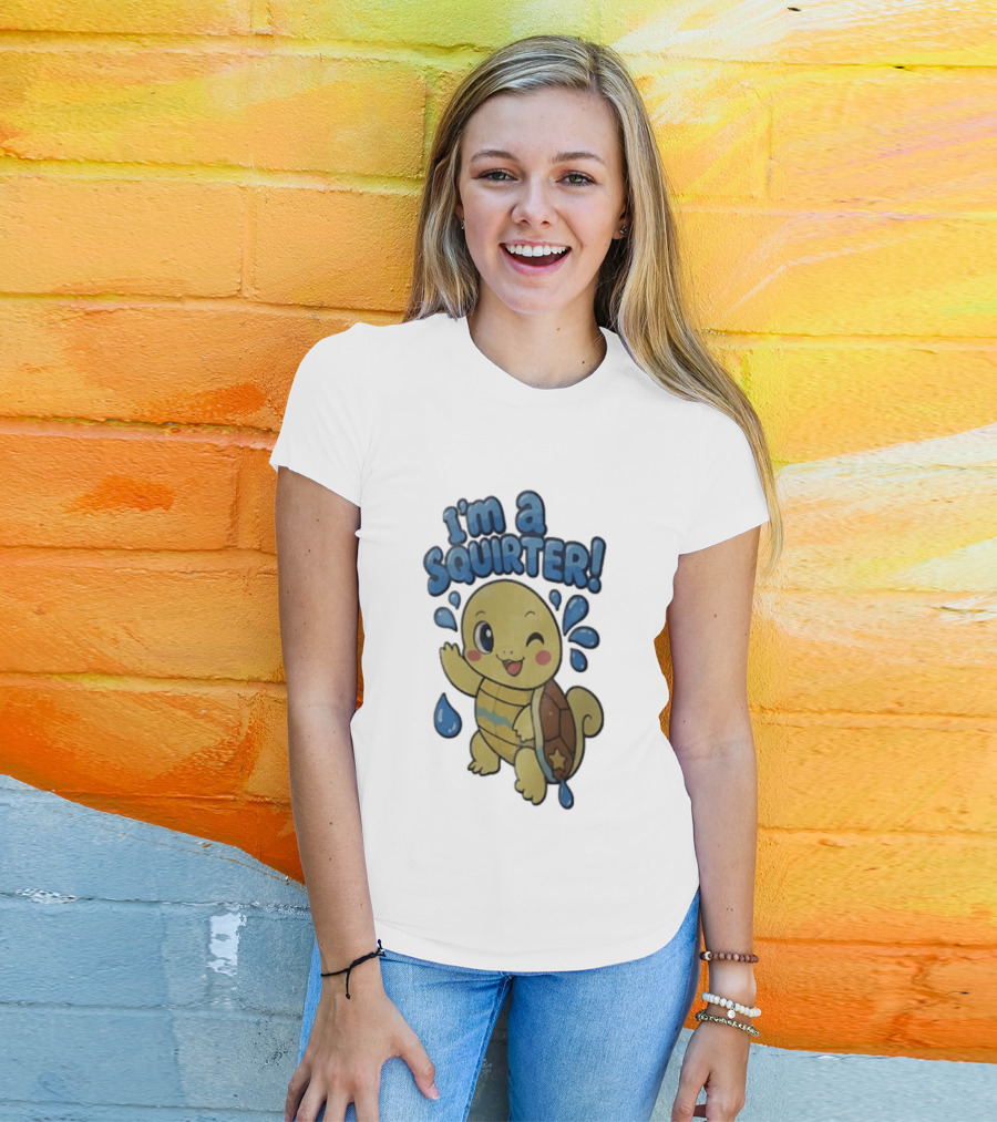 I'm A Squirter Squirtle Fan Favorite Pokémon Splashing Fun T-Shirt