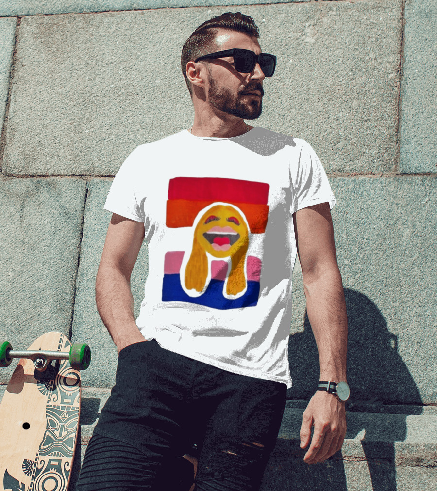 Janice Muppet Character With Lesbian Pride Colors LGBTQ The Muppets T-Shirt
