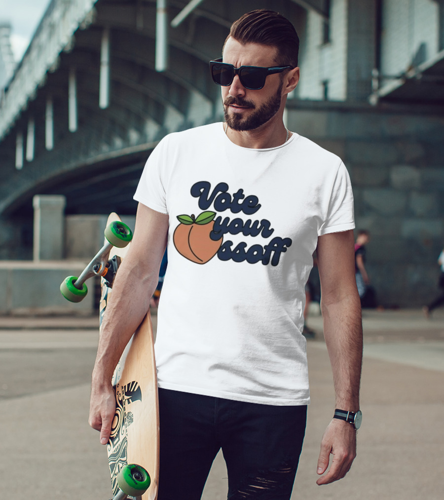 Vote Your Ossoff Peach T-Shirt