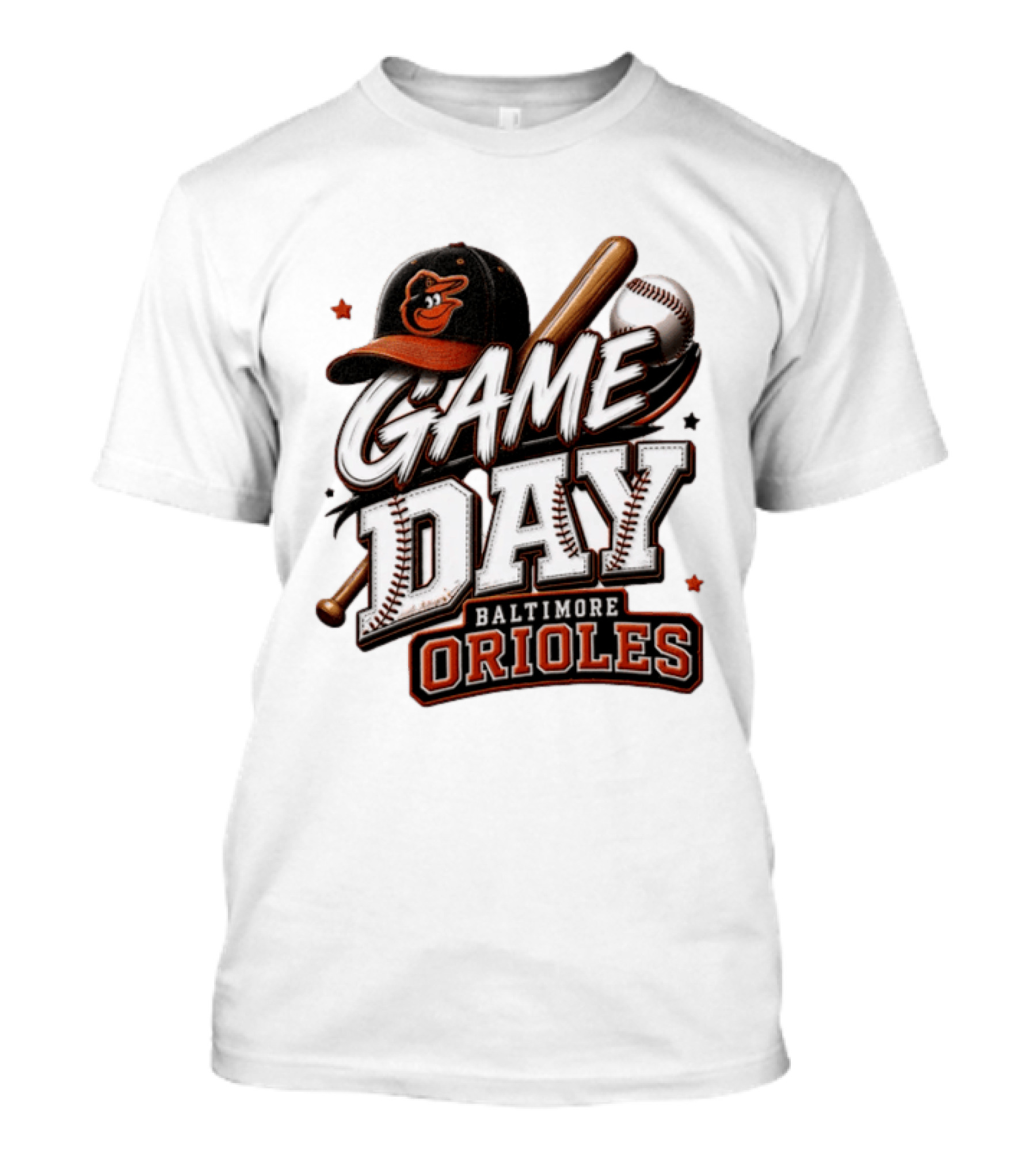 Baltimore Orioles Game Day Baseball MLB 2026 T-Shirt