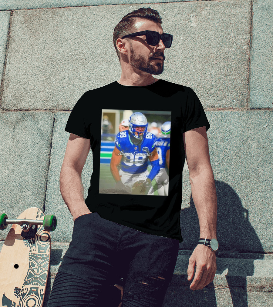 Seattle Seahawks Almost Gameday 88 Walker III Football Action T-Shirt