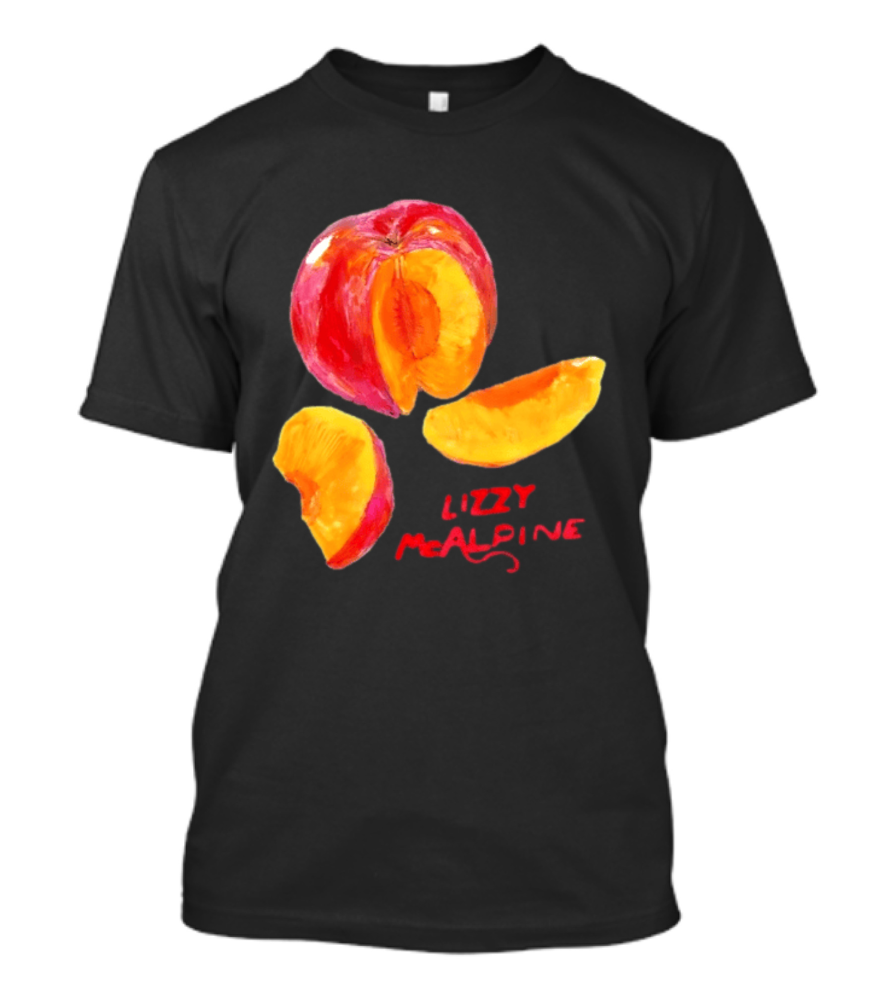 Lizzy McAlpine Peach Indie Folk Singer Songwriter T-Shirt