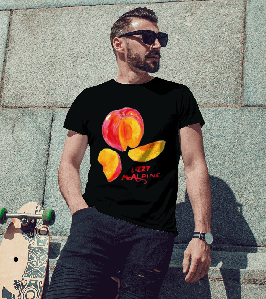 Lizzy McAlpine Peach Indie Folk Singer Songwriter T-Shirt