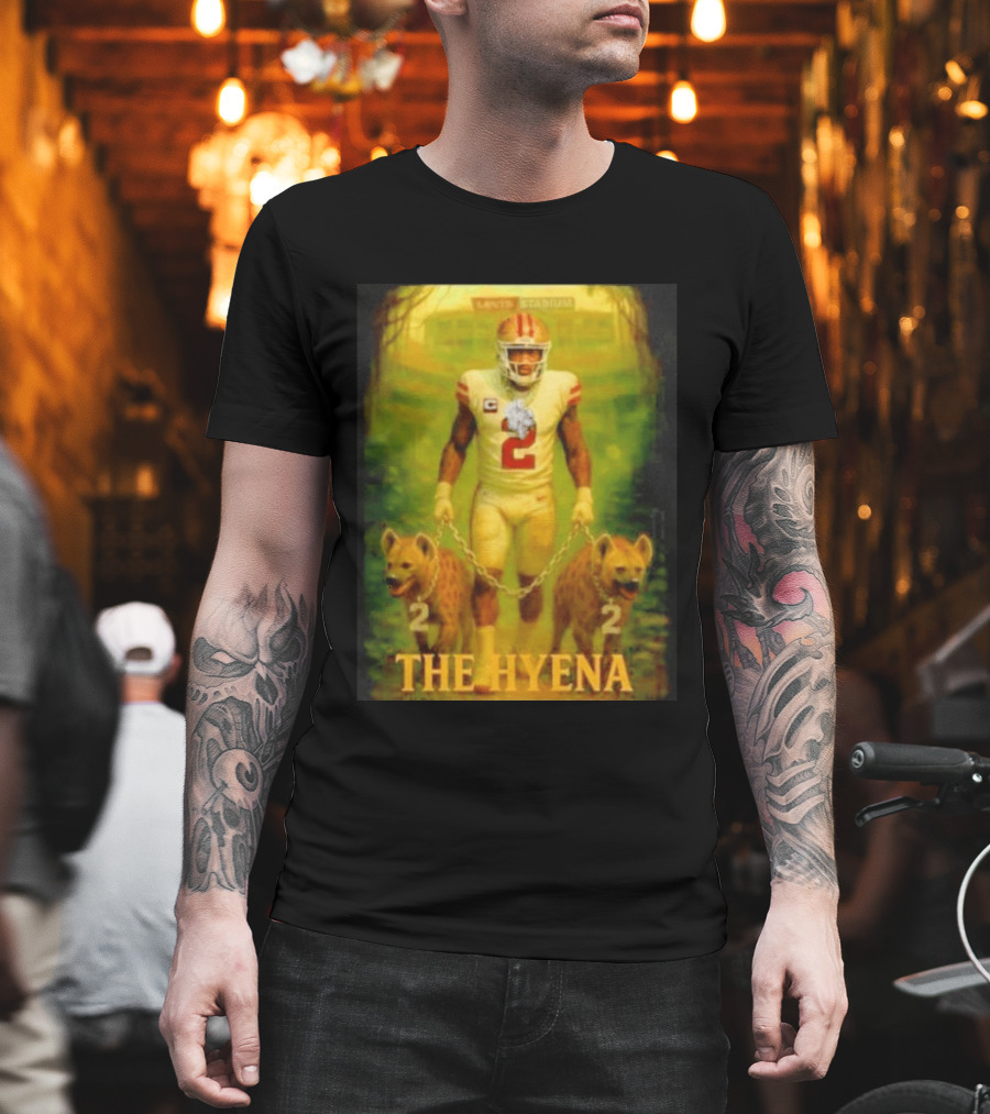 Levi's Stadium Football Player Hyena Number 2 T-Shirt